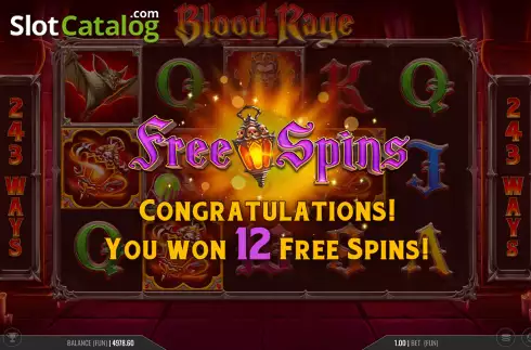 Οθόνη7. Blood Rage Κουλοχέρης