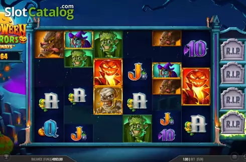Οθόνη4. Halloween Horrors Megaways Κουλοχέρης