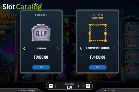Οθόνη6. Halloween Horrors Megaways Κουλοχέρης