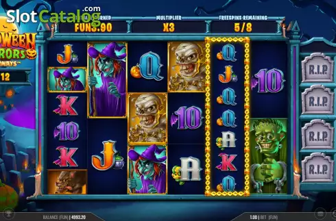 Οθόνη8. Halloween Horrors Megaways Κουλοχέρης