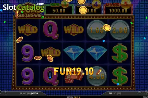 Οθόνη3. Vegas Hold and Win Κουλοχέρης 