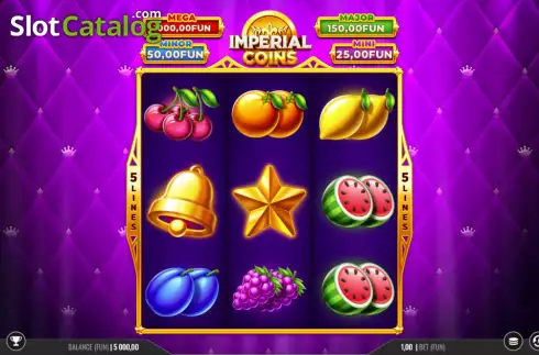 Οθόνη2. Imperial Coins (1X2gaming) Κουλοχέρης 