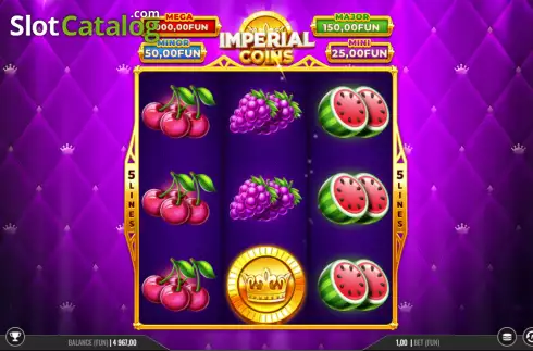 Οθόνη3. Imperial Coins (1X2gaming) Κουλοχέρης 
