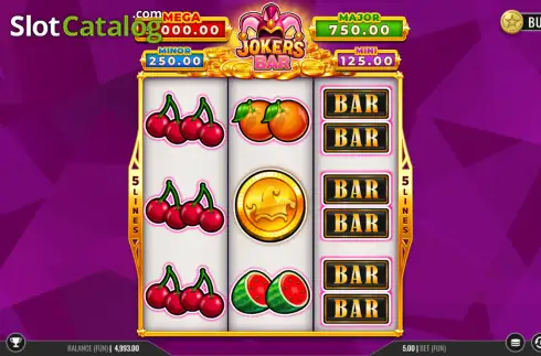 Οθόνη2. Joker’s Bar (1X2gaming) Κουλοχέρης
