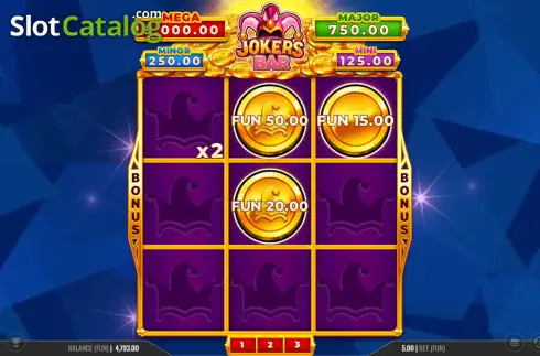 Οθόνη3. Joker’s Bar (1X2gaming) Κουλοχέρης