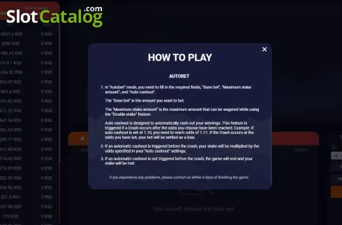 Οθόνη9. 1xbet Crash Κουλοχέρης