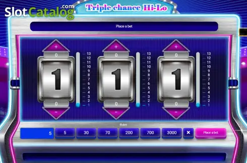 Οθόνη2. Hi-lo Triple Chance Κουλοχέρης