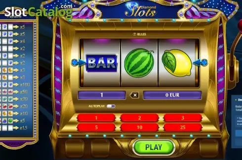 Οθόνη2. Diamond Slots Κουλοχέρης
