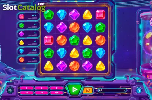 Οθόνη2. Gems Odyssey (1xGames) Κουλοχέρης 