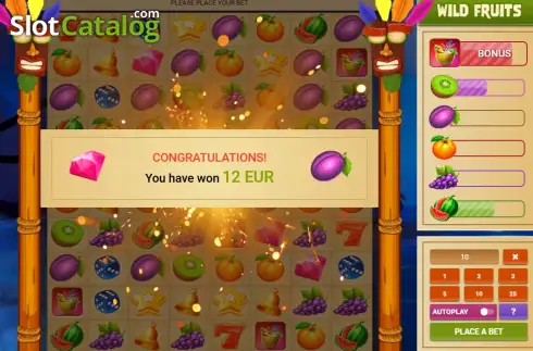 Οθόνη3. Wild Fruits (1xGames) Κουλοχέρης 