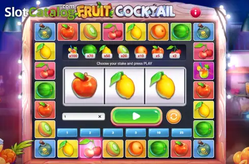 Οθόνη2. Fruit Cocktail (1xGames) Κουλοχέρης