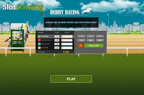 Οθόνη2. Derby Racing Κουλοχέρης