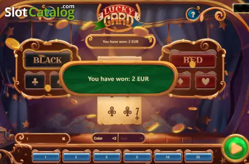 Οθόνη3. Lucky Card (1xGames) Κουλοχέρης