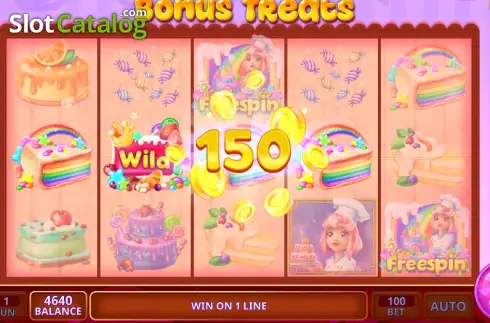 Οθόνη3. Bonus Treats Κουλοχέρης
