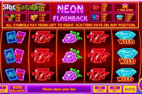 Οθόνη2. Neon Flashback Κουλοχέρης