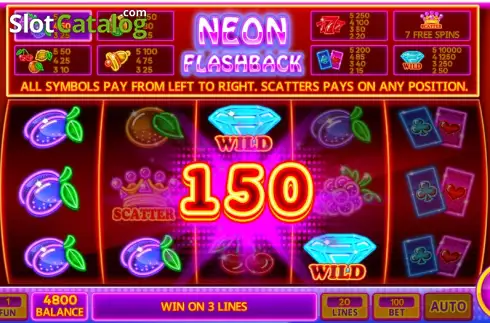 Οθόνη3. Neon Flashback Κουλοχέρης