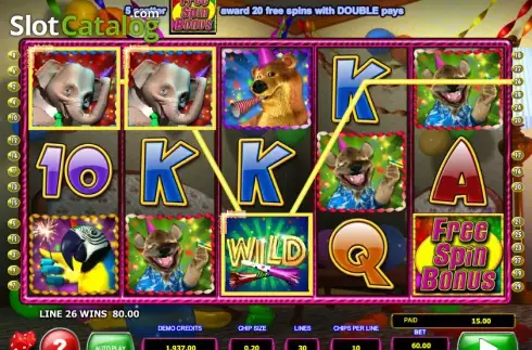 Αγριος. Wild Birthday Blast Κουλοχέρης 
