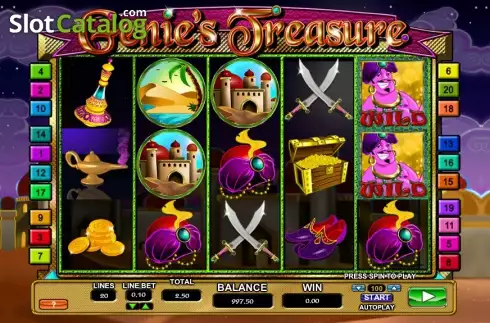 Ροδέλες. Genie's Treasure (2by2) Κουλοχέρης