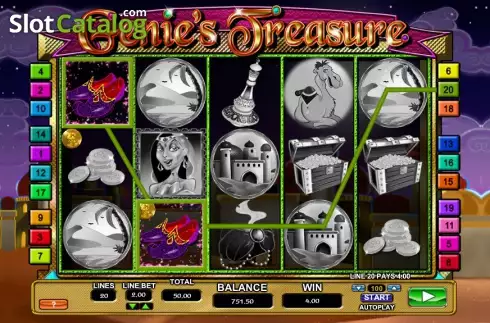 Νίκη. Genie's Treasure (2by2) Κουλοχέρης