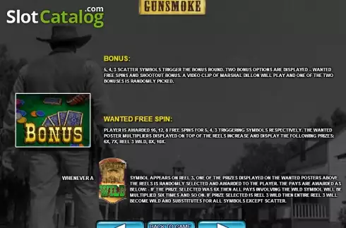 Πίνακας πληρωμών 3. Gunsmoke Κουλοχέρης 