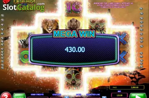 Mega Win. Legends of Africa Κουλοχέρης