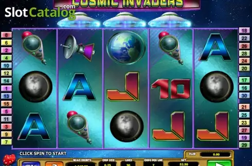 Ροδέλες. Cosmic Invaders Κουλοχέρης