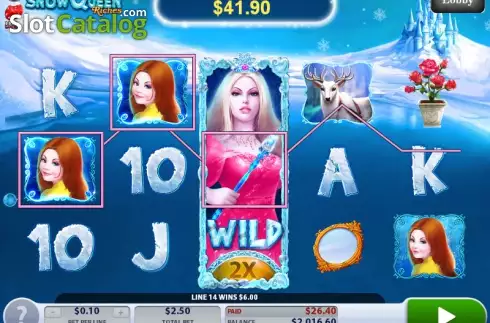 Πολλαπλασιαστής. Snow Queen (2by2 Gaming) Κουλοχέρης