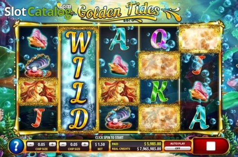 Οθόνη3. Golden Tides Κουλοχέρης