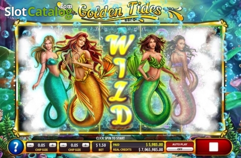 Οθόνη4. Golden Tides Κουλοχέρης