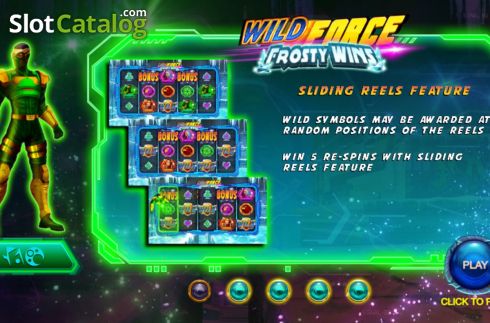 Οθόνη2. Wild Force Frosty Wins Κουλοχέρης 
