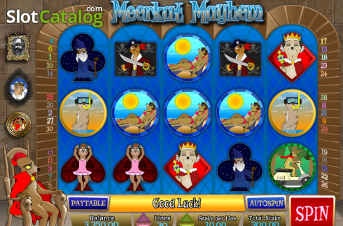 Οθόνη 4. Meerkat Mayhem (Games Global) Κουλοχέρης