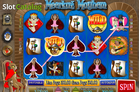 Οθόνη 5. Meerkat Mayhem (Games Global) Κουλοχέρης