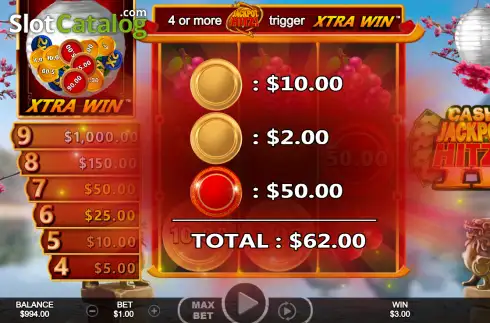 Οθόνη3. Cash Jackpot Hitz 2 Κουλοχέρης