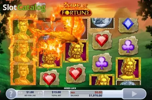 Οθόνη 3. Fire N' Fortune Κουλοχέρης