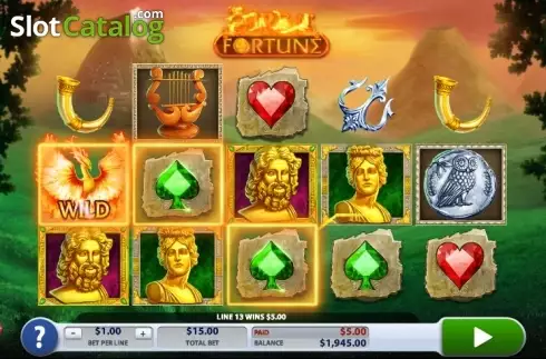 Οθόνη 4. Fire N' Fortune Κουλοχέρης