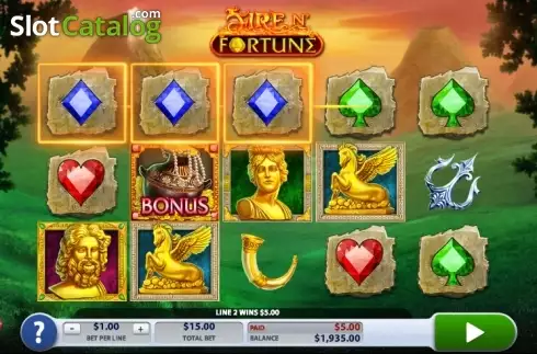 Οθόνη 5. Fire N' Fortune Κουλοχέρης
