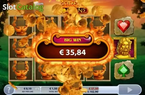 Οθόνη 7. Fire N' Fortune Κουλοχέρης