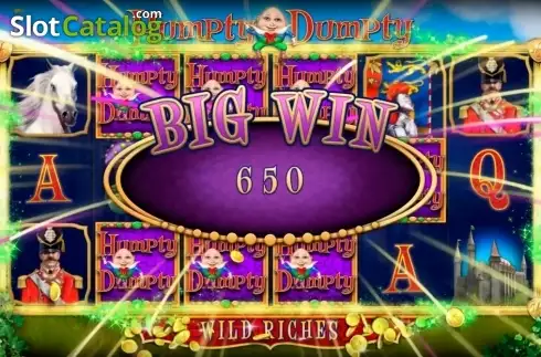 μεγάλη νίκη. Humpty Dumpty Wild Riches (2by2 Gaming) Κουλοχέρης