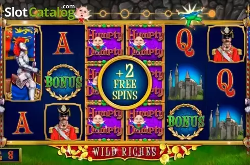 Δωρεάν περιστροφές. Humpty Dumpty Wild Riches (2by2 Gaming) Κουλοχέρης