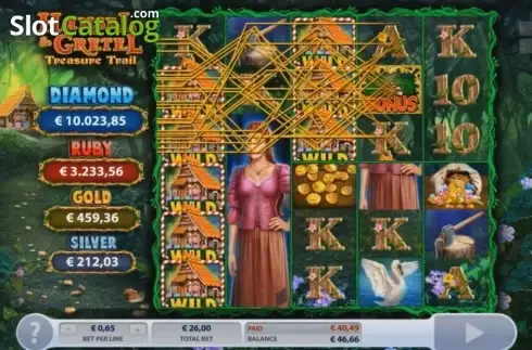 Οθόνη6. Hansel and Gretel Treasure Trail Κουλοχέρης