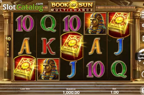 Οθόνη3. Book of Sun: Multi Chance Κουλοχέρης 