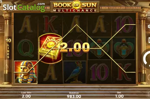 Οθόνη4. Book of Sun: Multi Chance Κουλοχέρης 