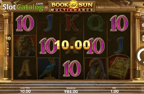 Οθόνη5. Book of Sun: Multi Chance Κουλοχέρης 