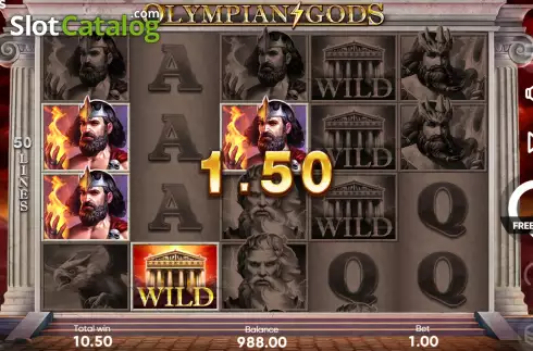 Οθόνη9. Olympian Gods Κουλοχέρης