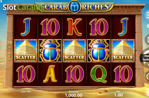 Οθόνη3. Scarab Riches Κουλοχέρης