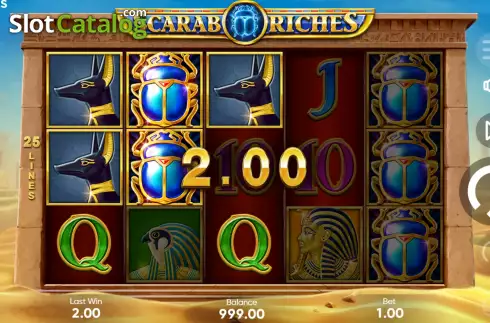 Οθόνη4. Scarab Riches Κουλοχέρης