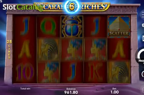 Οθόνη8. Scarab Riches Κουλοχέρης