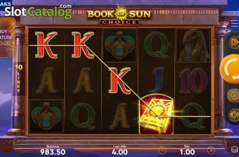 Οθόνη6. Book of Sun Choice Κουλοχέρης 