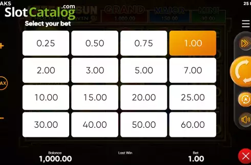 Οθόνη3. Aztec Sun Hold and Win Κουλοχέρης