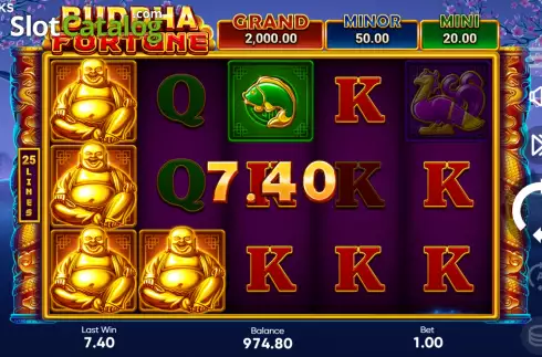 Οθόνη5. Buddha Fortune Hold and Win Κουλοχέρης